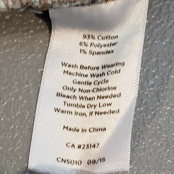 Talbots Jeans Womens Size 10 Slim Ankle Mid Rise Stretch Light Wash - Picture 8 of 9